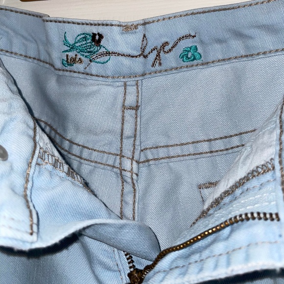 Light Wash Flare Jeans - Picture 8 of 9